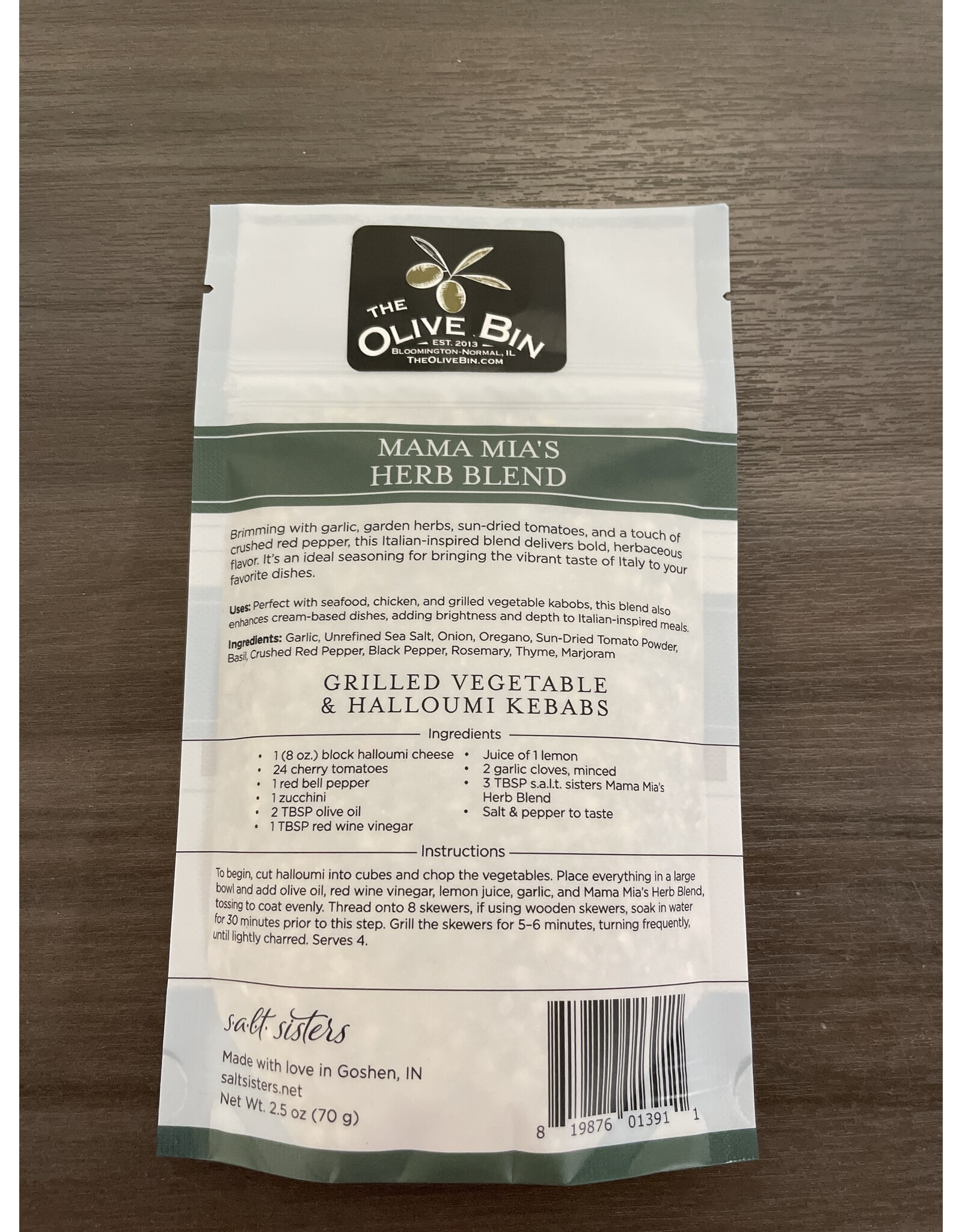 Green Herbes de Provence with Sea Salt