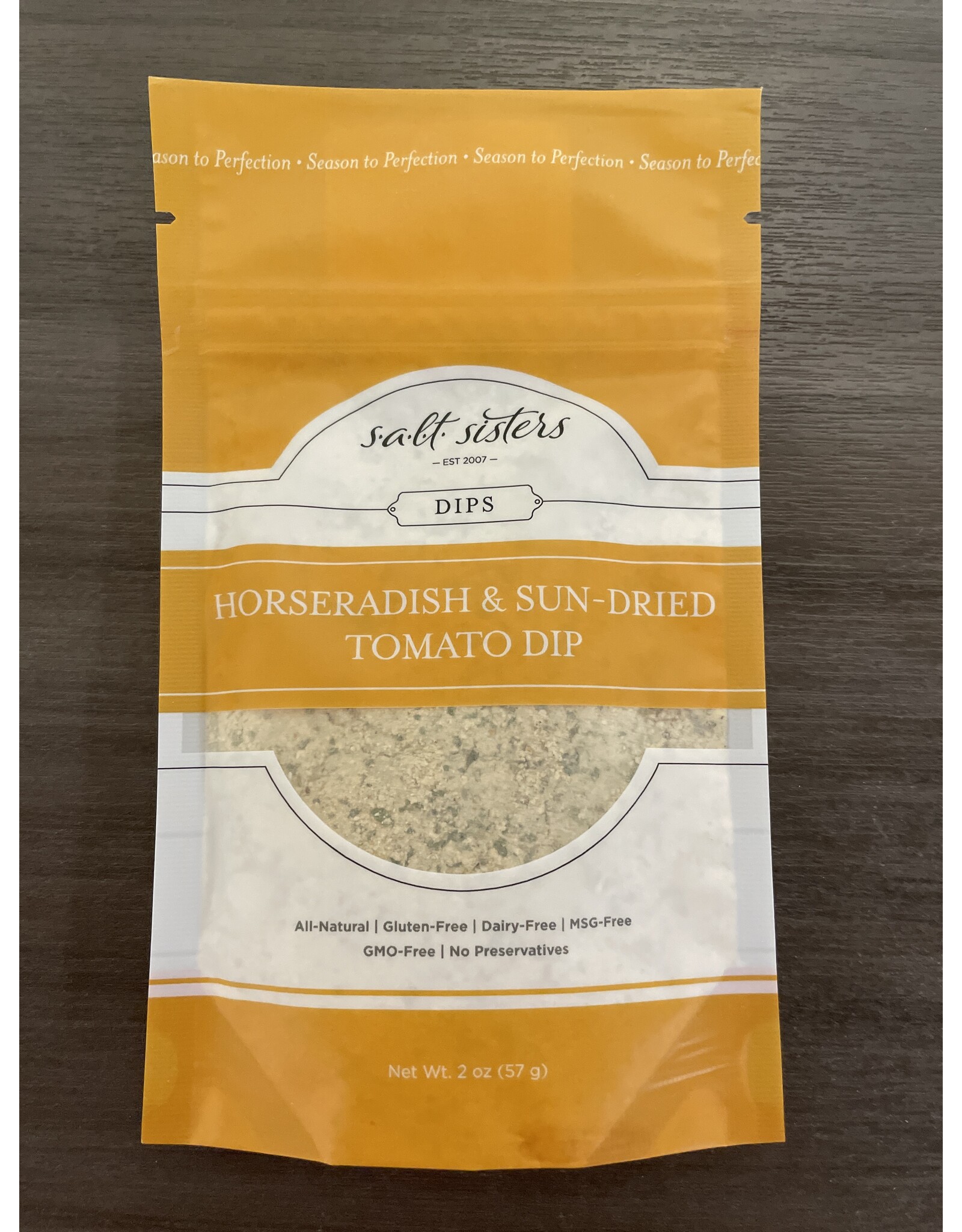 Yellow Horseradish and Sun-dried Tomato Dip