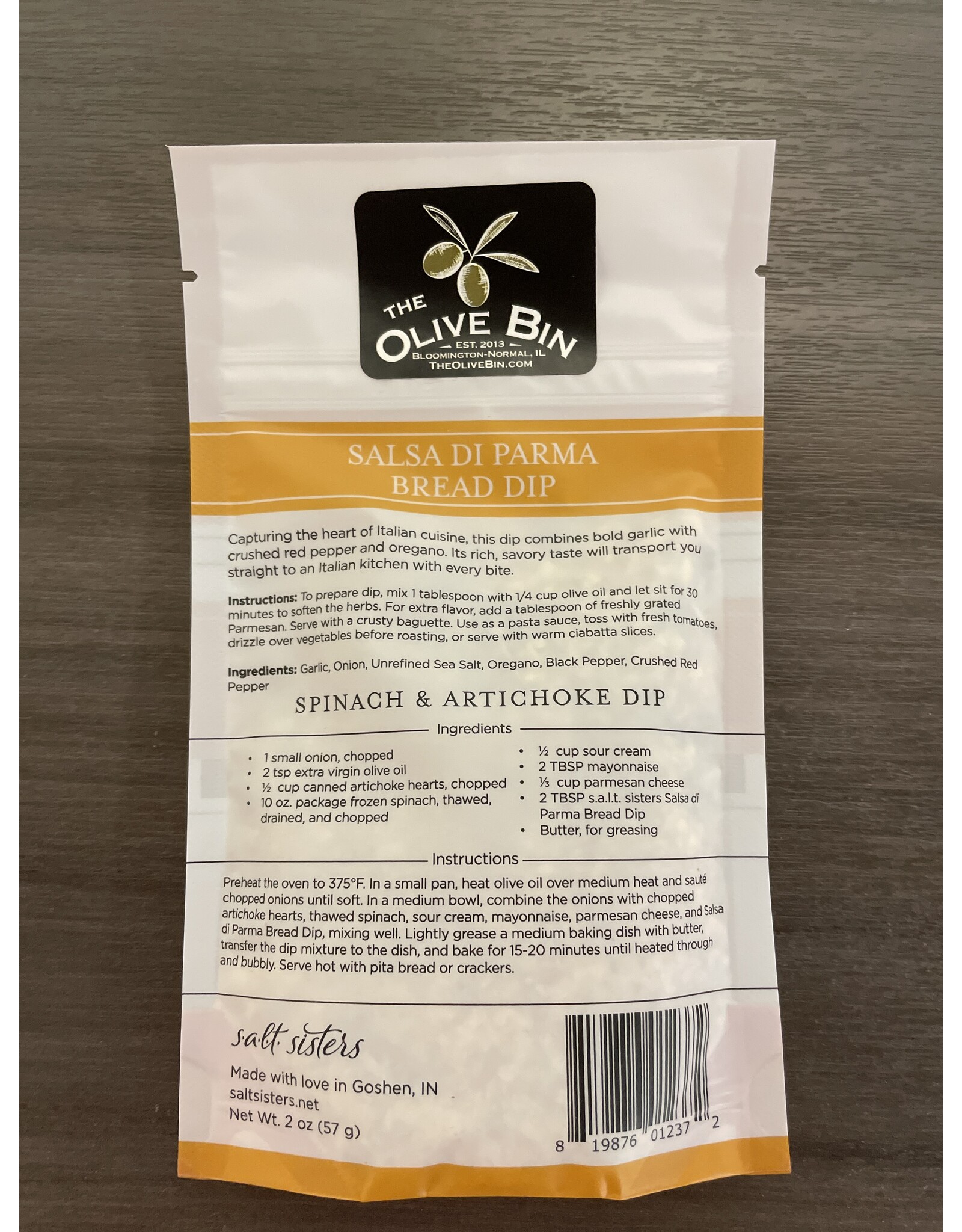 Yellow Salsa di Parma Bread Dip