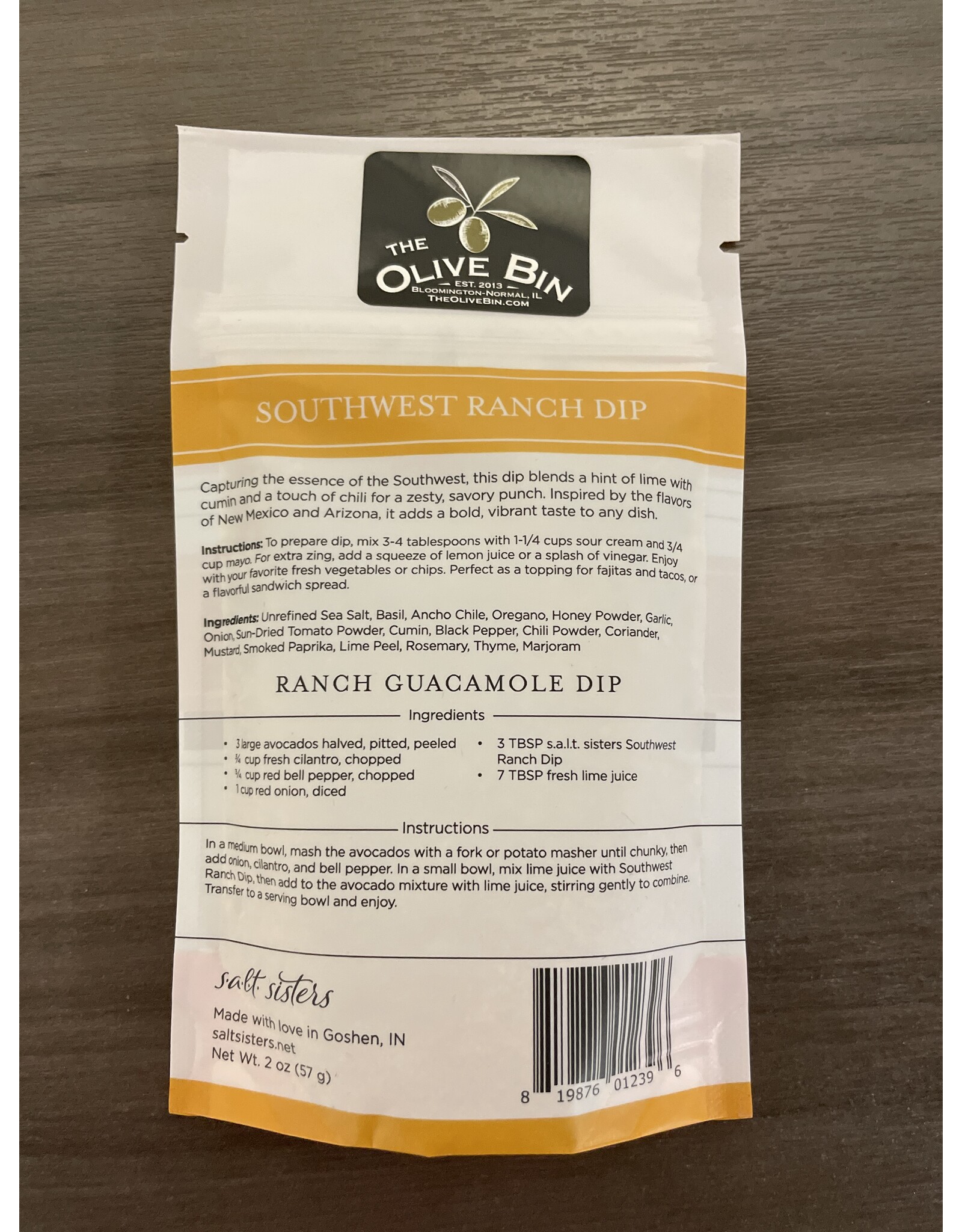 Yellow Southwest Ranch Dip