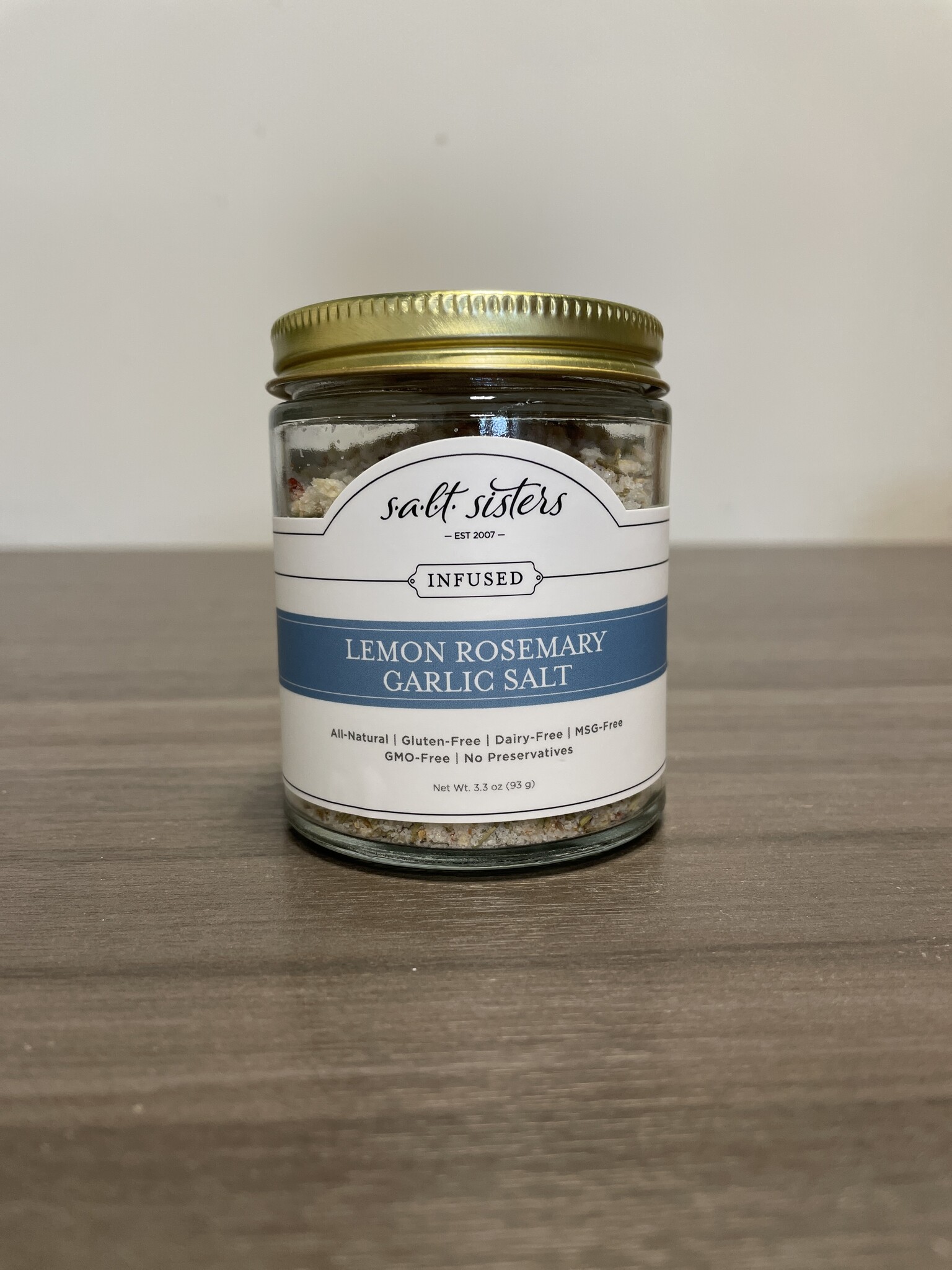 Lemon Rosemary Garlic Sea Salt Jar
