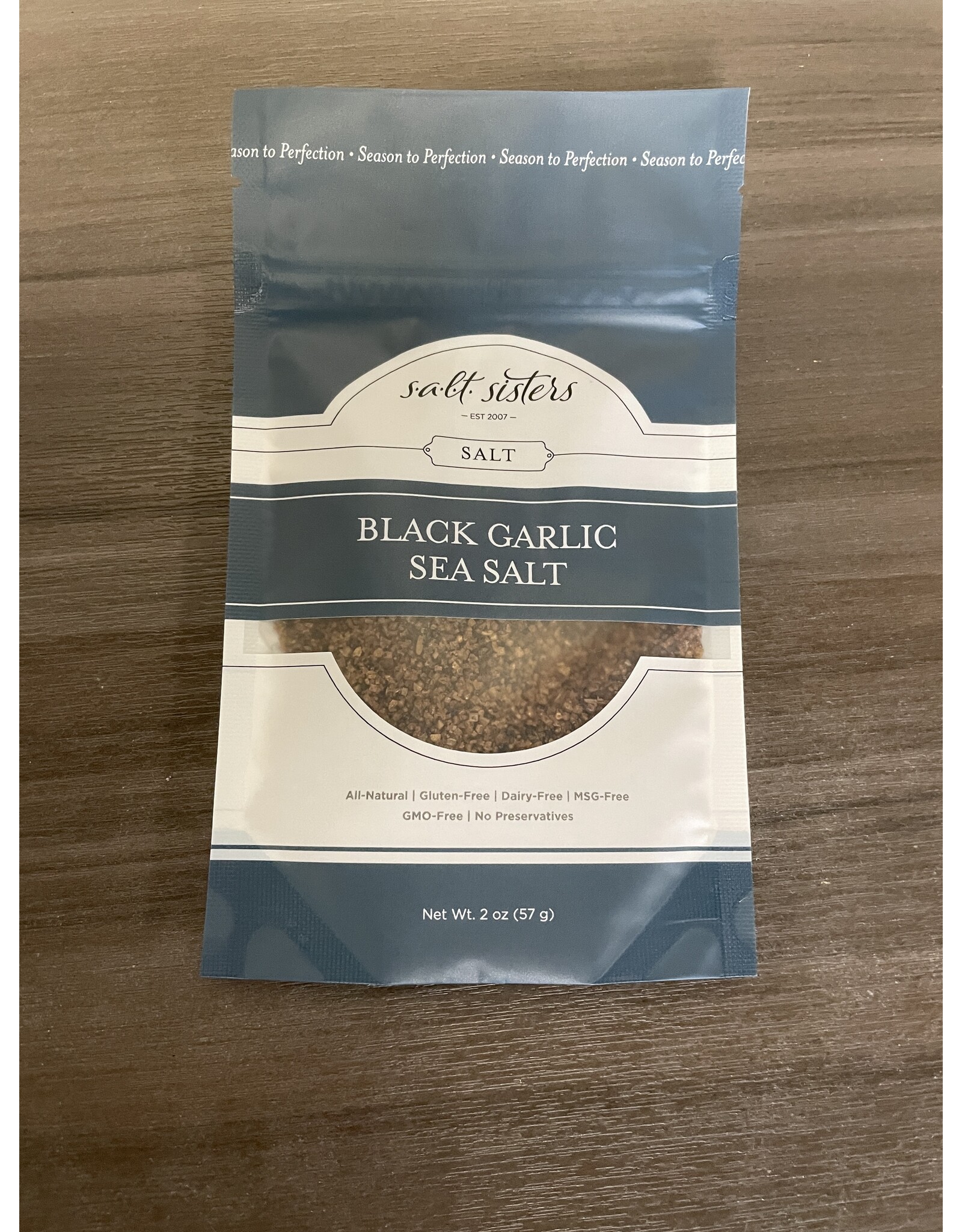 Blue Black Garlic Sea Salt
