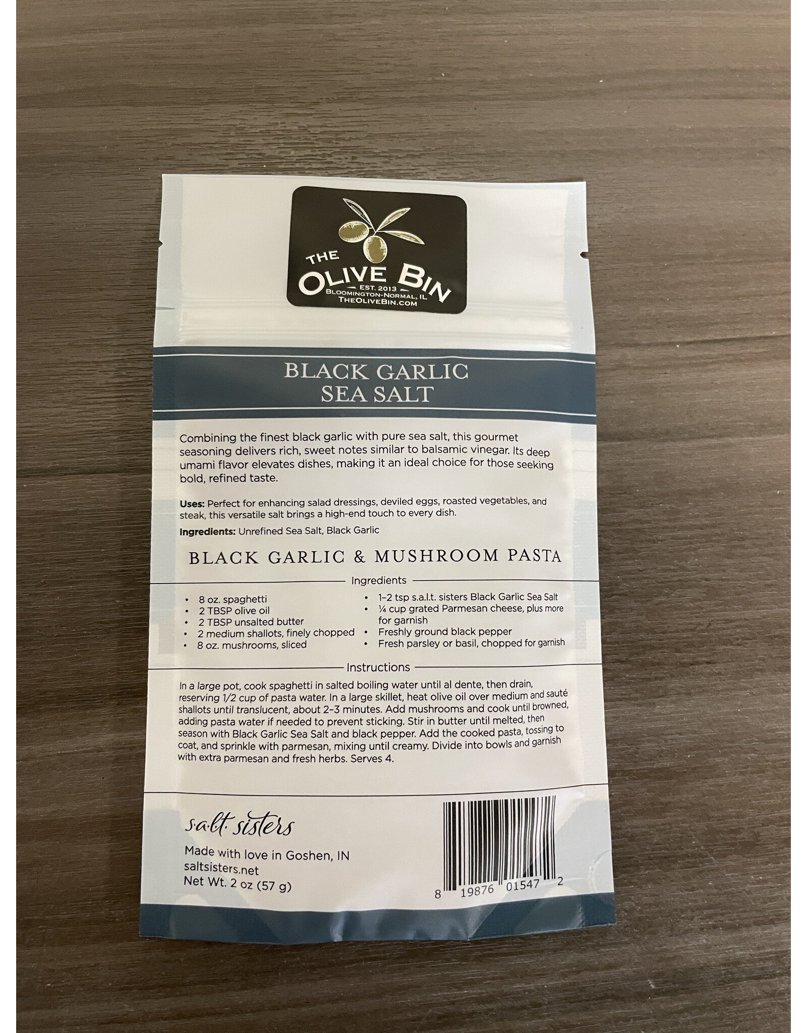 Black Garlic Sea Salt