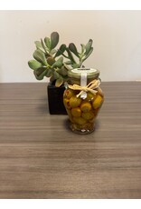 Olives Stuffed with Paprika in Garlic Brine