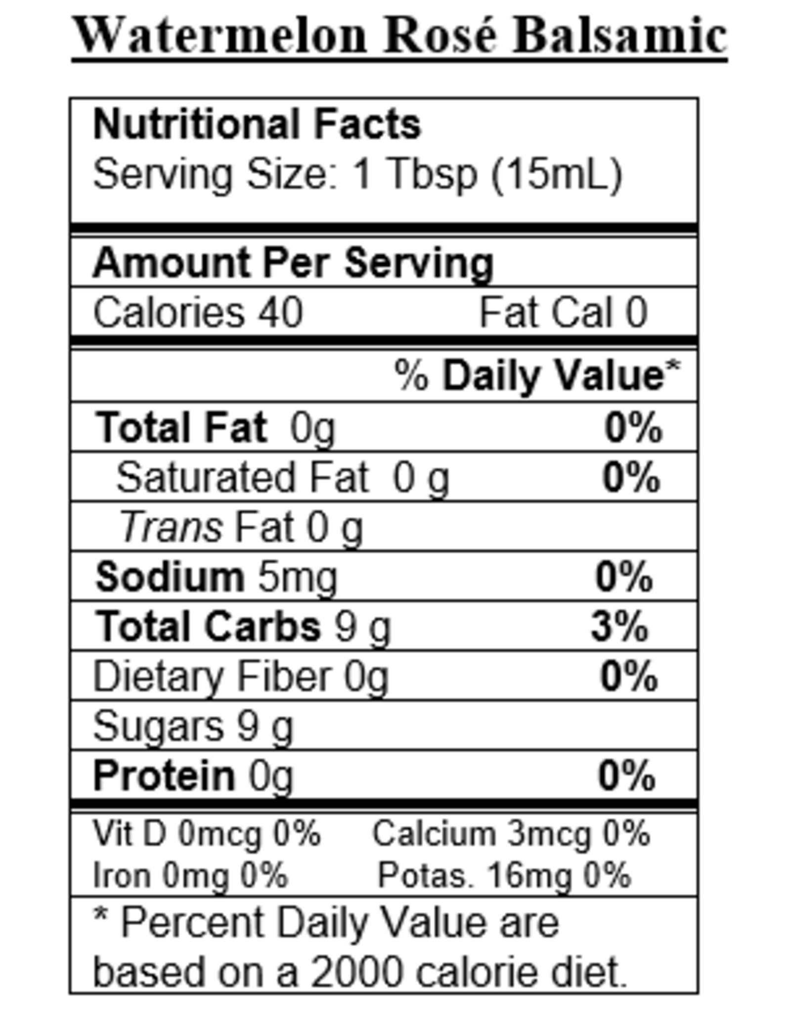 Watermelon Rosé White Balsamic