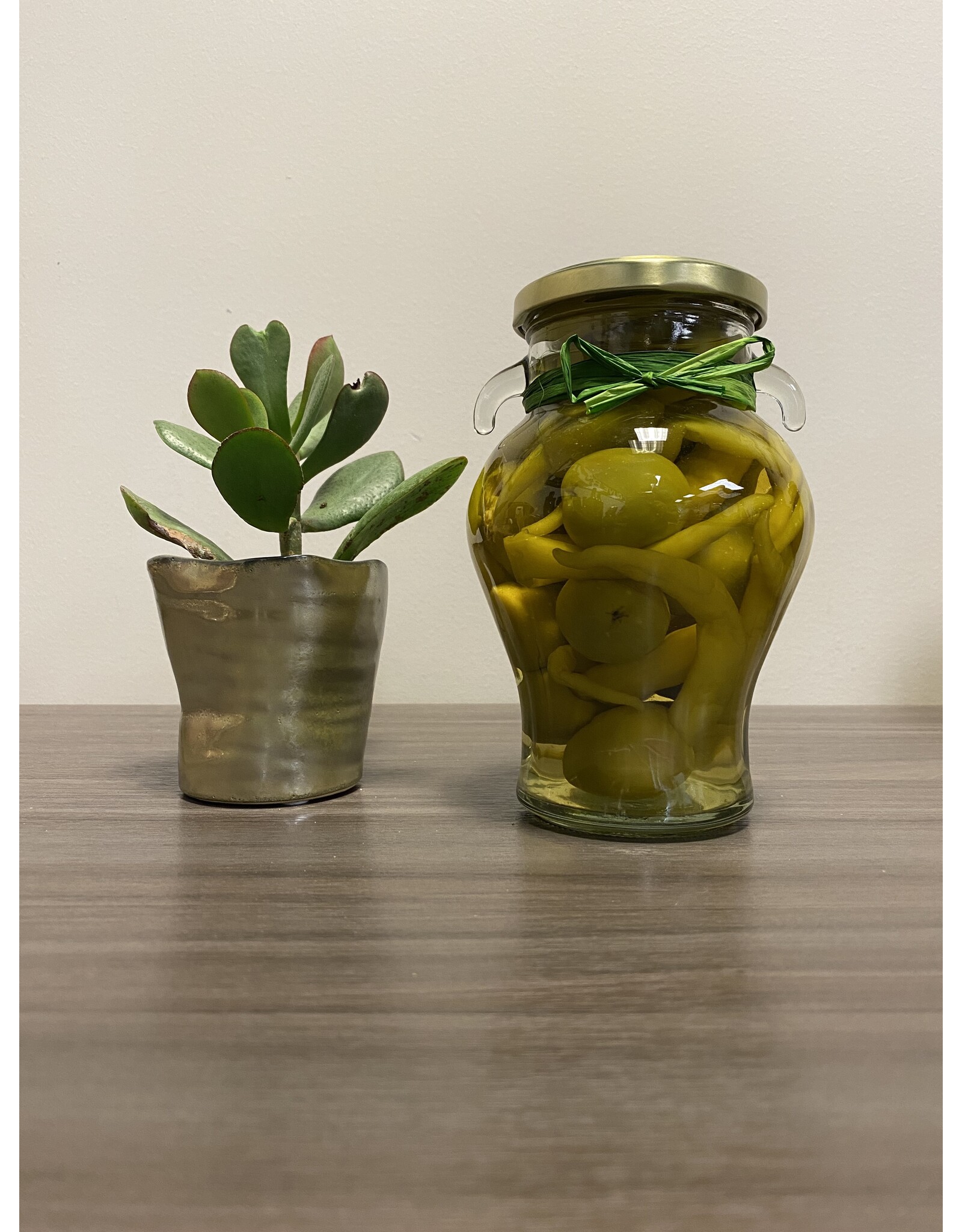 Olives Stuffed with Garlic & Green Chili