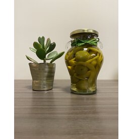 Olives Stuffed with Garlic & Green Chili