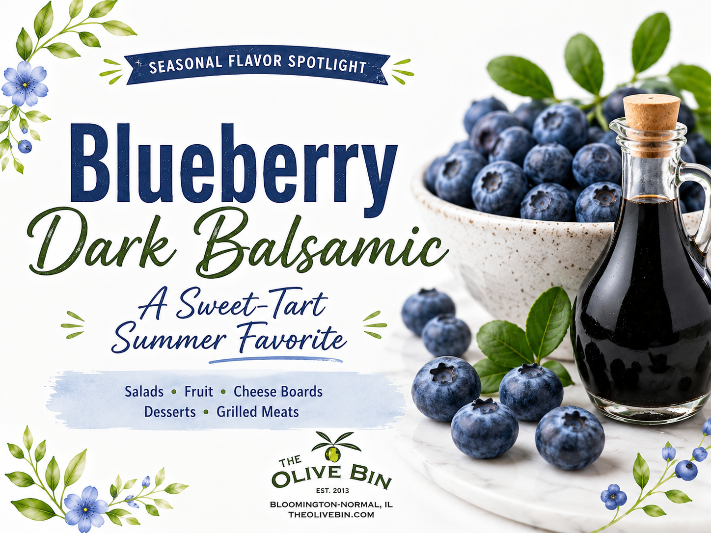 Blueberry Dark Balsamic: A Sweet-Tart Summer Favorite