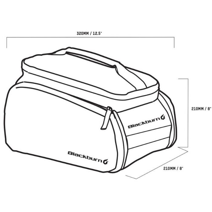 BLACKBURN BLACKBURN LOCAL TRUNK TOP BAG