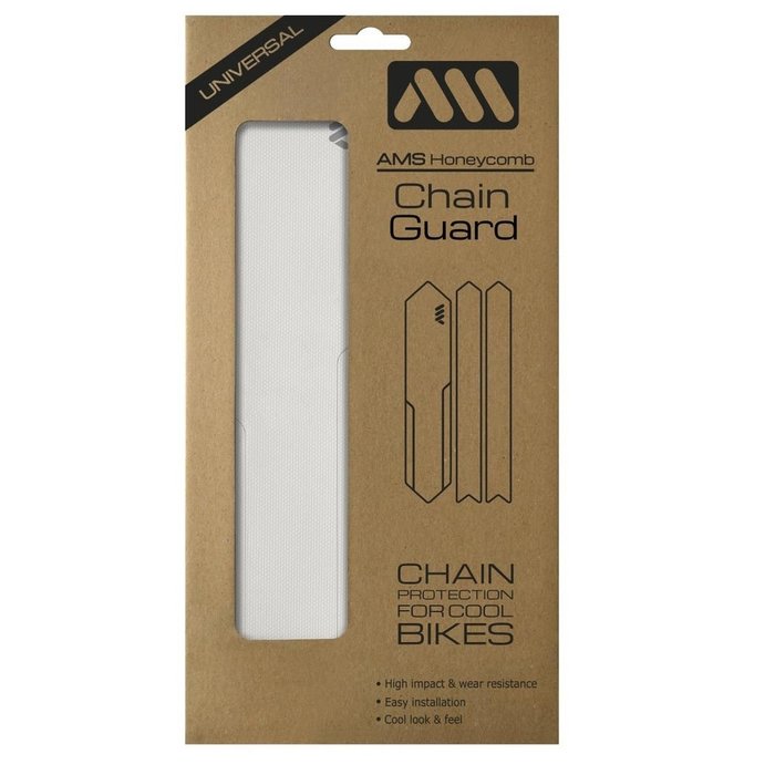 ALL MOUNTAIN STYLES AMS HONEYCOMB CHAIN GUARD CLEAR / SILVER