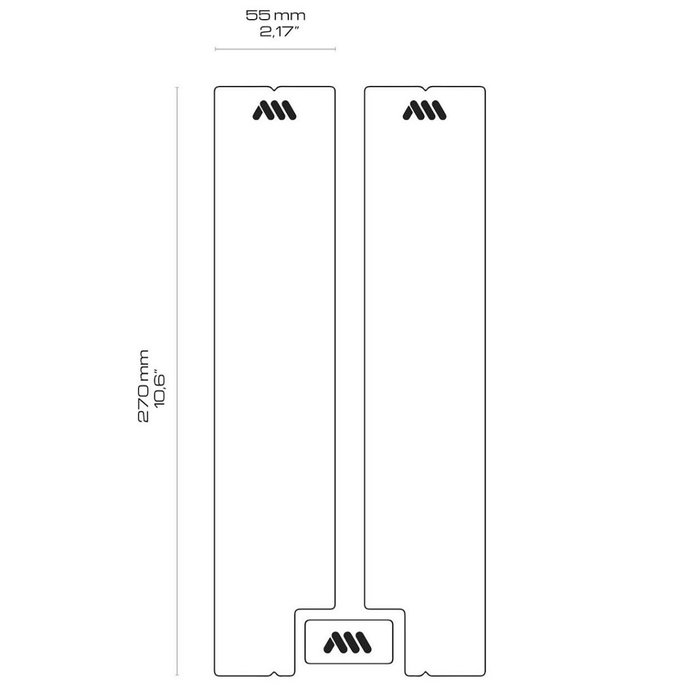 ALL MOUNTAIN STYLES AMS HONEYCOMB FORK GUARDS