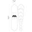 AMS HONEYCOMB FRAME SKINS BASIC PROTECTION CLEAR / SILVER