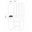 ALL MOUNTAIN STYLES AMS HONEYCOMB FRAME SKINS EXTRA PROTECTION  CHEETAH
