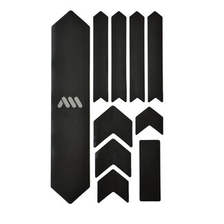 ALL MOUNTAIN STYLES AMS HONEYCOMB FRAME SKINS EXTRA PROTECTION  BLACK / SILVER