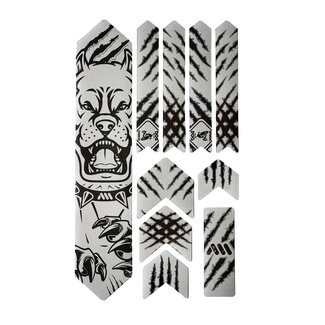 ALL MOUNTAIN STYLES AMS HONEYCOMB FRAME SKINS EXTRA PROTECTION  PITBULL BLACK