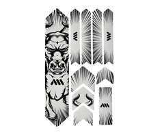 ALL MOUNTAIN STYLES AMS HONEYCOMB FRAME SKINS EXTRA PROTECTION  BULL BLACK