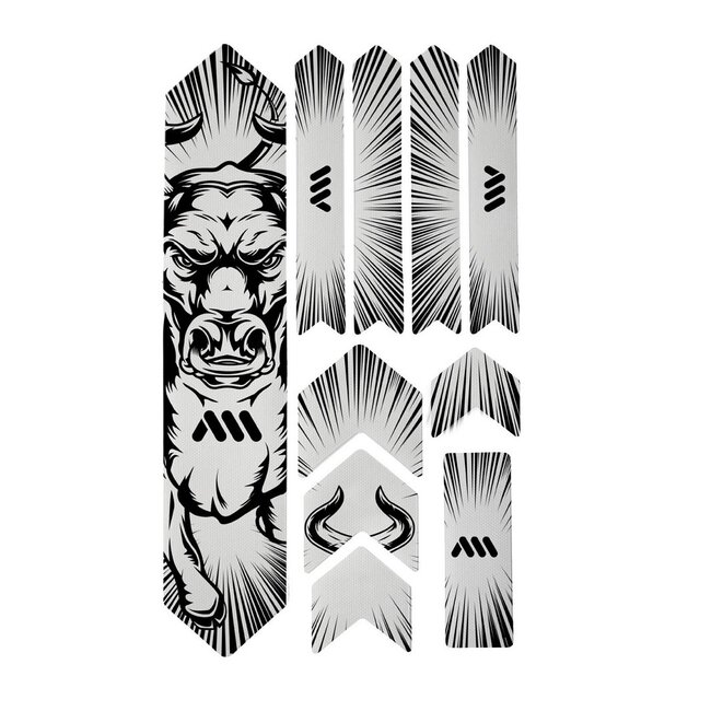 AMS HONEYCOMB FRAME SKINS EXTRA PROTECTION  BULL BLACK