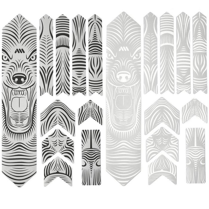 ALL MOUNTAIN STYLES AMS HONEYCOMB FRAME SKINS EXTRA PROTECTION WOLF