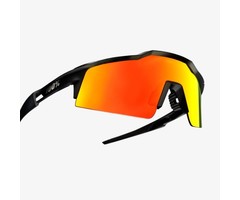 100% 100% SPEEDCRAFT SL BLACK / HIPER RED SUNGLASSES