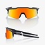 100% SPEEDCRAFT SL BLACK / HIPER RED SUNGLASSES