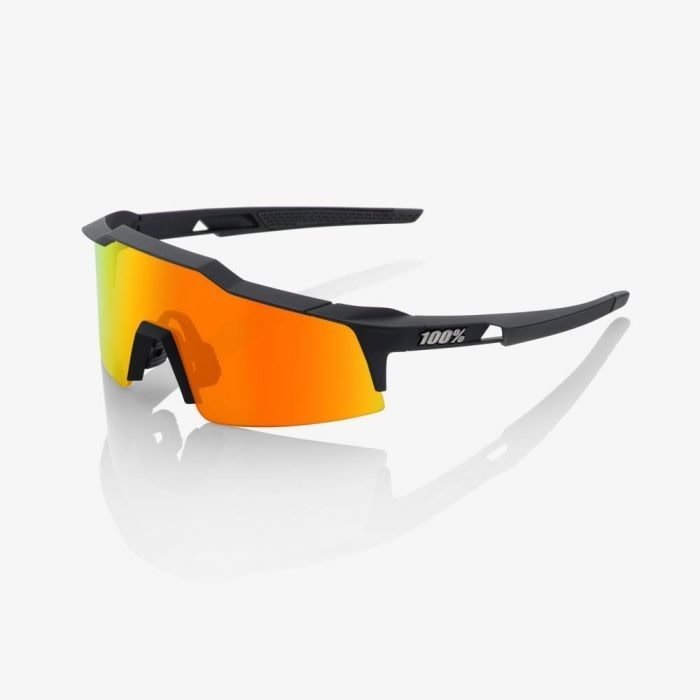 100% 100% SPEEDCRAFT SL BLACK / HIPER RED SUNGLASSES