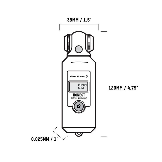 BLACKBURN HONEST DIGITAL PRESSURE GUAGE