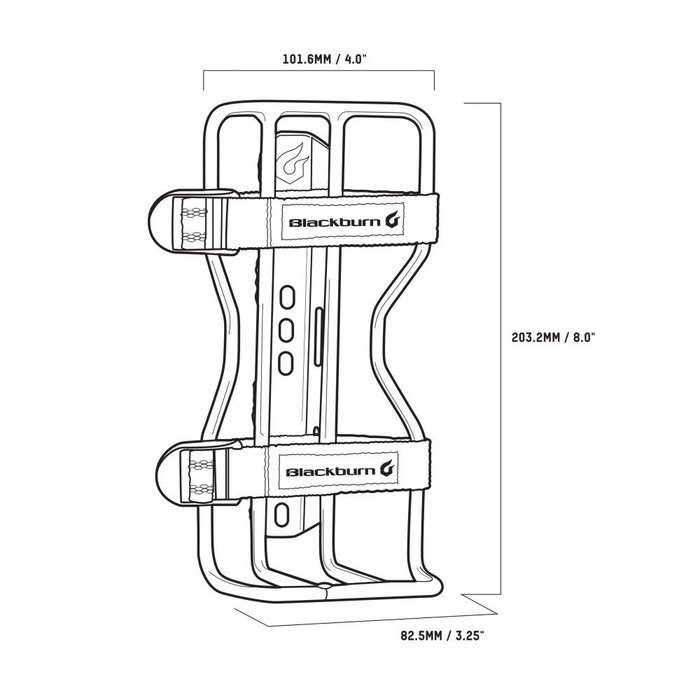 BLACKBURN BLACKBURN OUTPOST CARGO CAGE BLACK