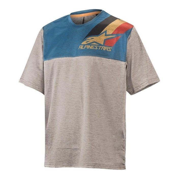 ALPINESTARS ALPINESTARS YOUTH ALPS 4.0 SHORT SLEEVE JERSEY GREY / OCHRE