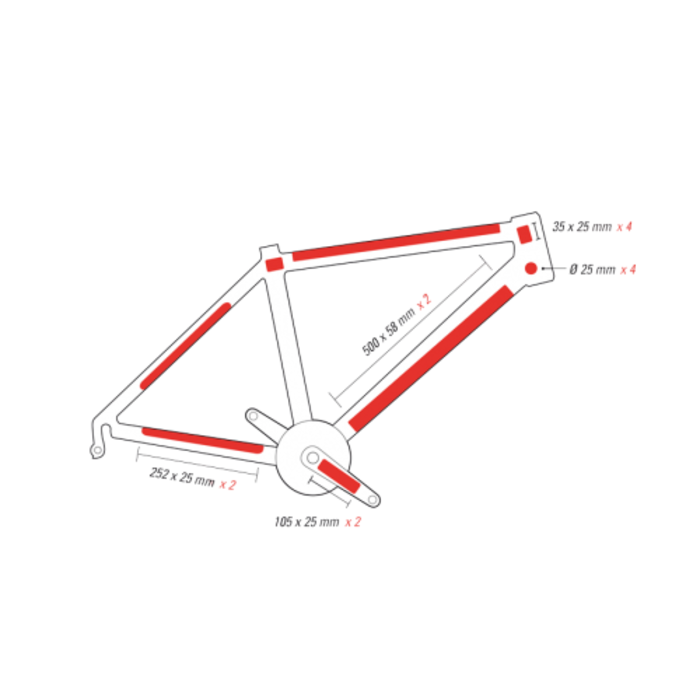 ZEFAL ZEFAL FRAME ARMOUR SET LARGE