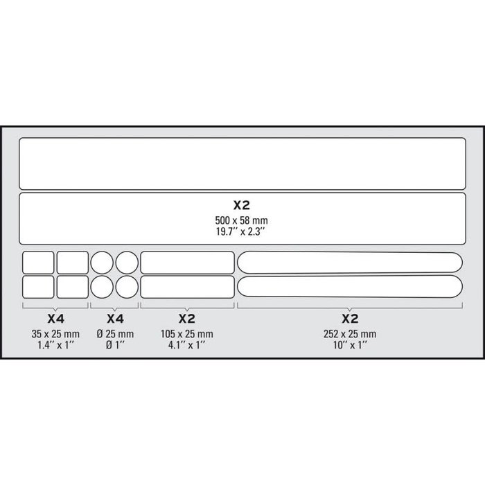 ZEFAL ZEFAL FRAME ARMOUR SET LARGE