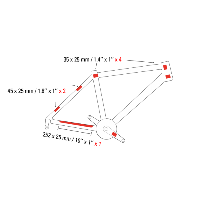ZEFAL ZEFAL FRAME ARMOUR SET SMALL