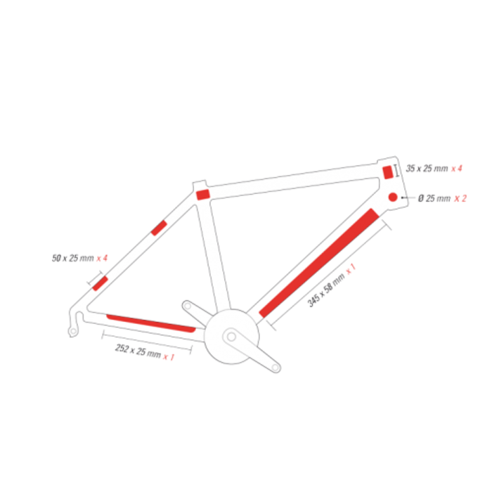 ZEFAL ZEFAL FRAME ARMOUR SET MEDIUM