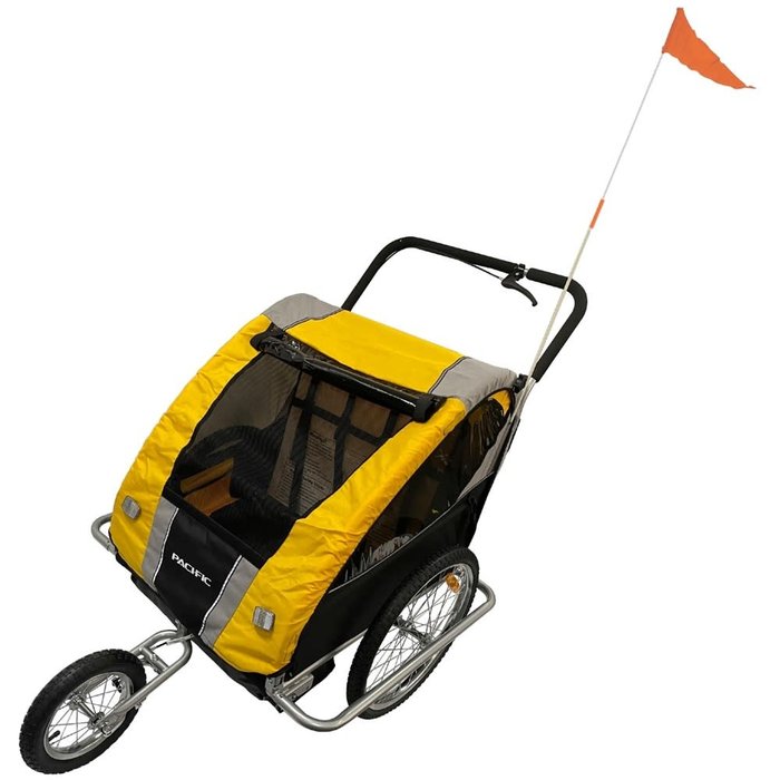 PACIFIC PACIFIC DOUBLE TRAILER W/ STROLLER
