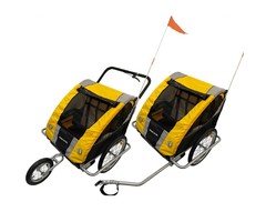 PACIFIC PACIFIC DOUBLE TRAILER W/ STROLLER
