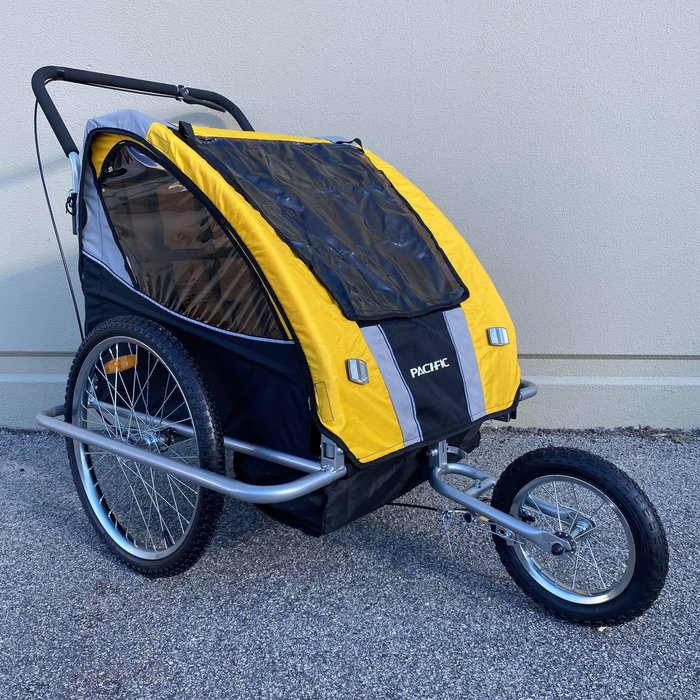 PACIFIC PACIFIC DOUBLE TRAILER W/ STROLLER