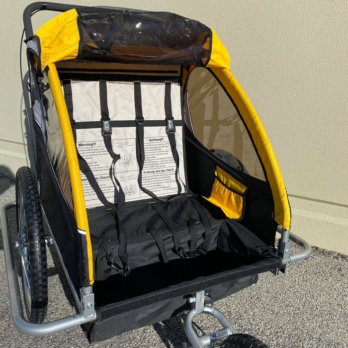 PACIFIC PACIFIC DOUBLE TRAILER W/ STROLLER