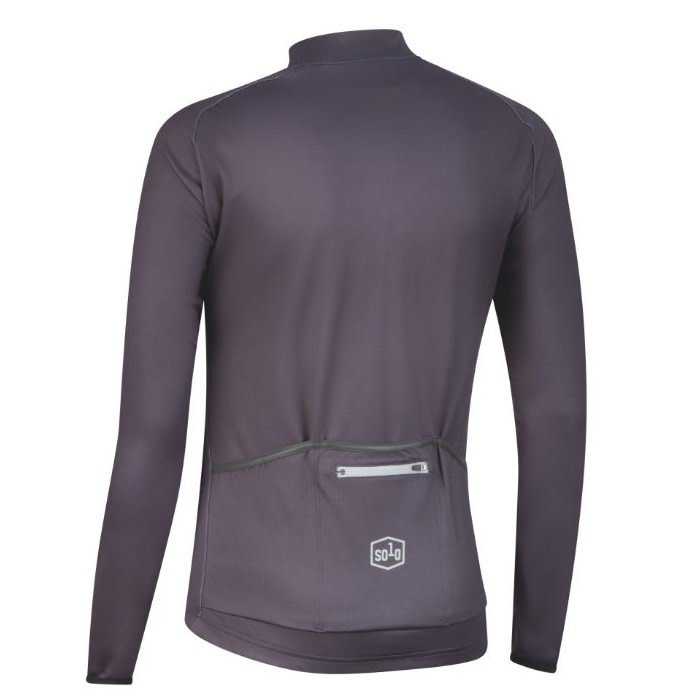 SOLO SOLO 3 SEASON LADIES LONG SLEEVE JERSEY GREY / PURPLE