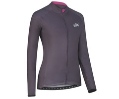 SOLO SOLO 3 SEASON LADIES LONG SLEEVE JERSEY GREY / PURPLE
