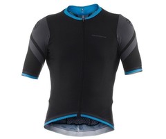 GIORDANA GIORDANA EXO JERSEY BLACK / CYAN SMALL