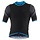 GIORDANA EXO JERSEY BLACK / CYAN SMALL