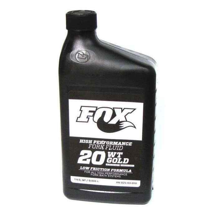 FOX SUSPENSION FOX BATH OIL 20WT GOLD 1 LITRE