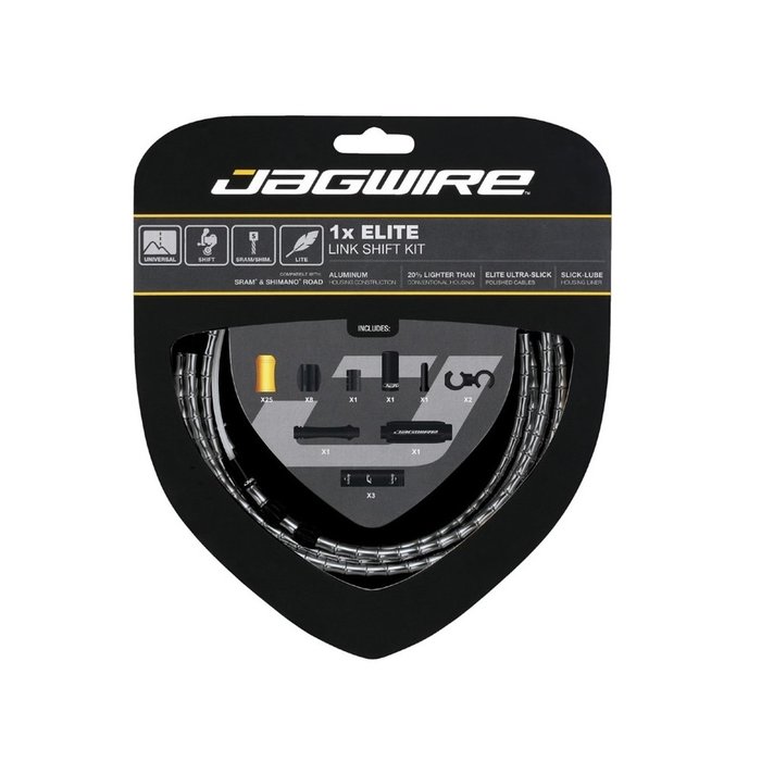 JAGWIRE JAGWIRE ELITE LINK MTB CABLE KIT 1X BLACK SRAM / SHIMANO