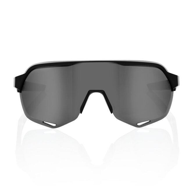 100% S2 SUNGLASSES SOFT TACT BLACK - SMOKE