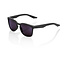 100% 100% HUDSON SUNGLASSES SOFT TACT MIDNIGHT MAUVE - PURPLE LENSE