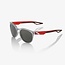 100% 100% CAMPO SUNGLASSES SHINY CRYSTAL GREY - SMOKE LENSE