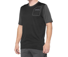 100% 100% RIDECAMP JERSEY CHARCOAL / BLACK