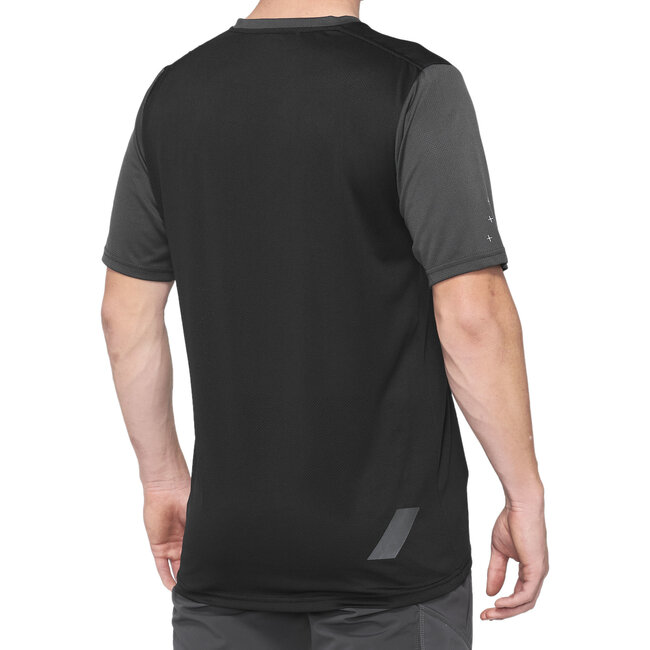 100% RIDECAMP JERSEY CHARCOAL / BLACK