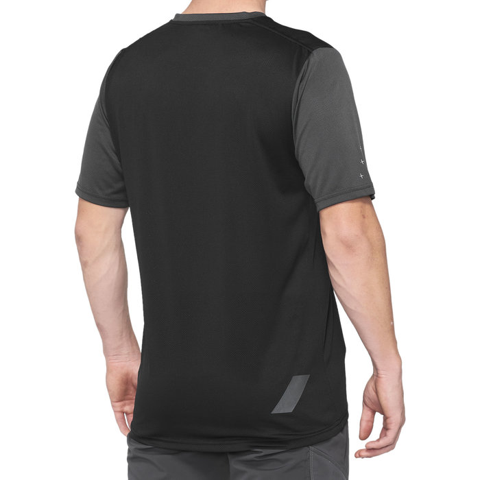 100% 100% RIDECAMP JERSEY CHARCOAL / BLACK