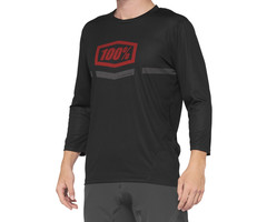 100% 100% AIRMATIC 3/4 JERSEY BLACK / RED