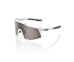 100% 100% SPEEDCRAFT SUNGLASSES MATT WHITE - HIPER SILVER